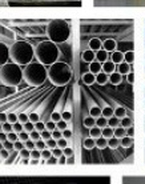 Pipe stacks on site